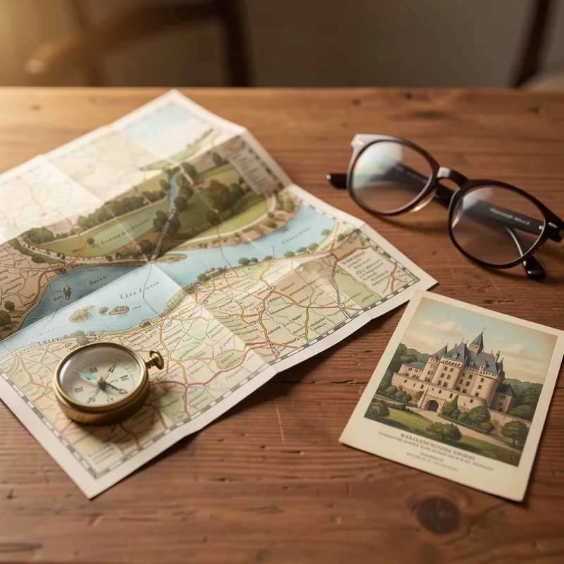 Châteaux Loire carte : lire le plan et tracer son itinéraire